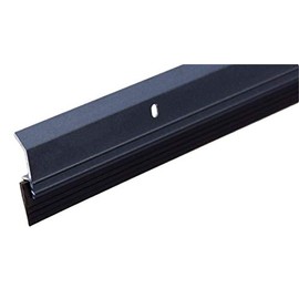 Grey/White/Brown or Gold Colors Heavy Duty Door Sweep with Vinyl Sweep (3 FT, Brown)