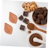 SHOWERORO Leaf Shape Brown Sugar Softener 6pcs Terracotta Sugar Keeper