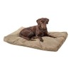 Orvis Comfortfill-Eco Lounger Dog Bed, Brown Tweed - Large