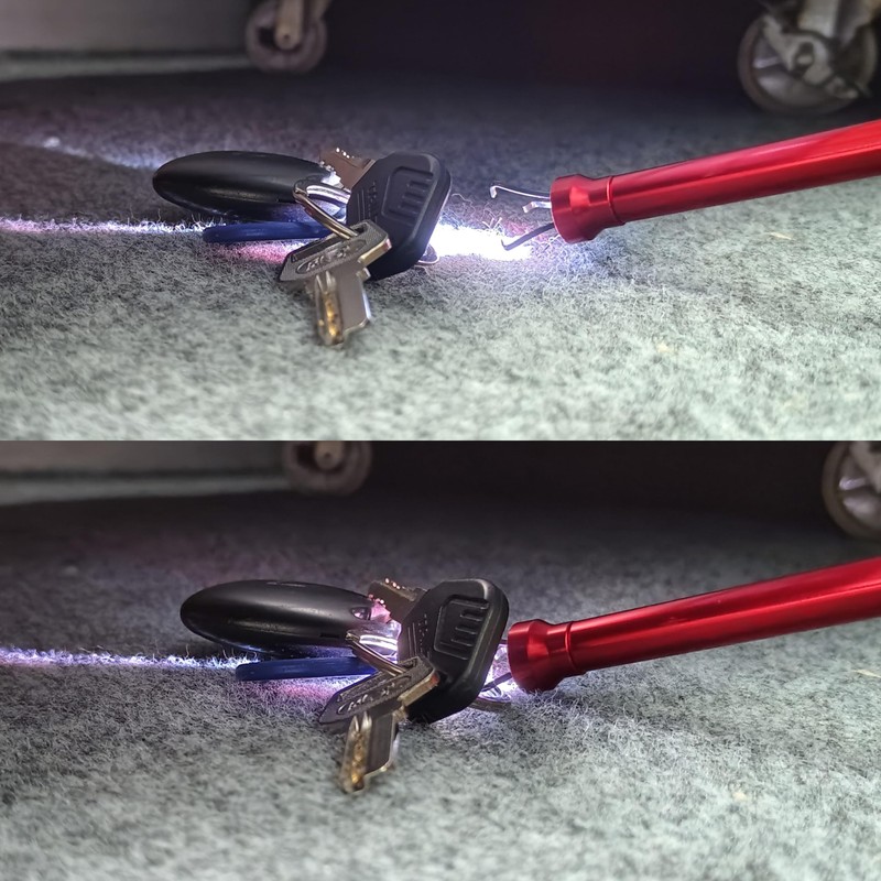 Claw Grabber Pickup Tool with Magnetic Bright LED Light,24.4in Long