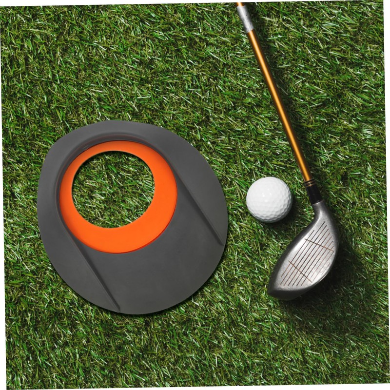 Abaodam Golf Putting Hole Cup for Practice Portable Grey Training
