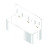 russell+hazel Desk Organizer Large Acrylic Cable Management Box, Transparent with