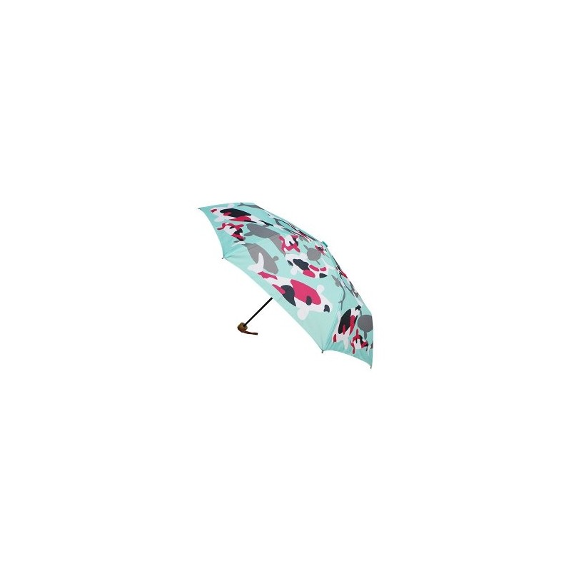 Japanese Pattern Textile Trifold Rubbish Umbrella – Face Cheeks See