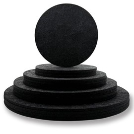 16 Stück Groß Filzuntersetzer Filzunterlage für Töpfe, Gläser, Vasen und Schüsseln Tischschoner Tischuntersetzer Schutzmatte aus Robustem Filz (15+20+25+30cm)