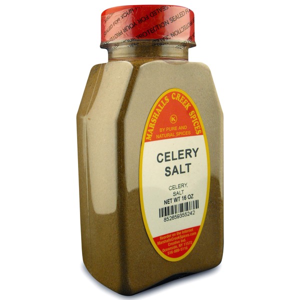 New Jar Size CELERY SALT FRESHLY PACKED IN LARGE JARS, spices, herbs, seasonings