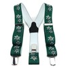 TigerTie Unisex Y-shaped braces with 3 extra strong clips, patterned,
