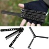 Butterfly Comb Stainless Steel Foldable Pocket Comb - Spring Hair