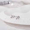 TALYKONG Small Cross Stud Earrings for Women & Men