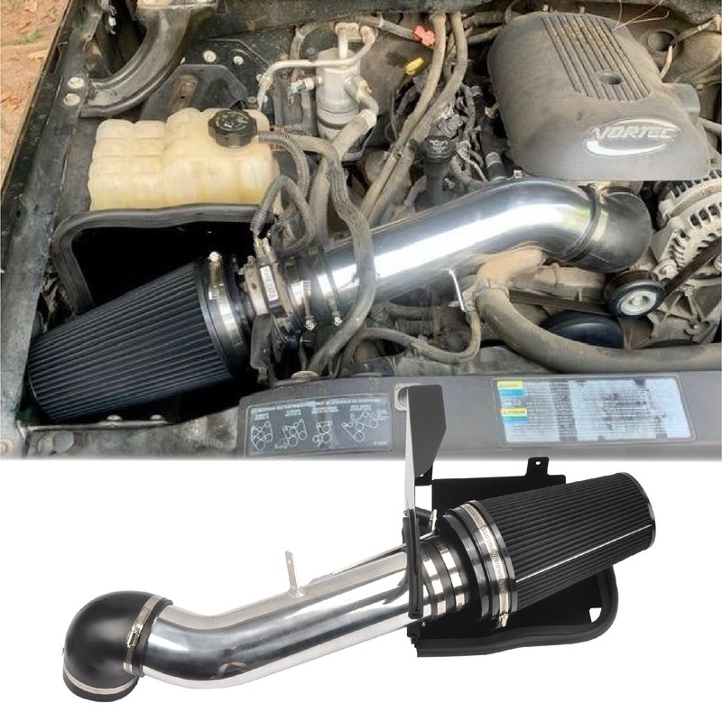 GESEXI 4" Cold Air Intake System + Heat Shield Compatible