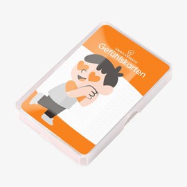 ideen.kollektiv Emotion Cards Set - 28 Emotion Cards & 4 Double-Sided Symbol Cards for Coaching, Therapy & Education - Multilingual Emotion Visualisation for Team Building & Group Work