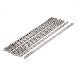 uxcell M5x190mm 304 Stainless Steel Double End Threaded Stud Screw Bolt 10pcs