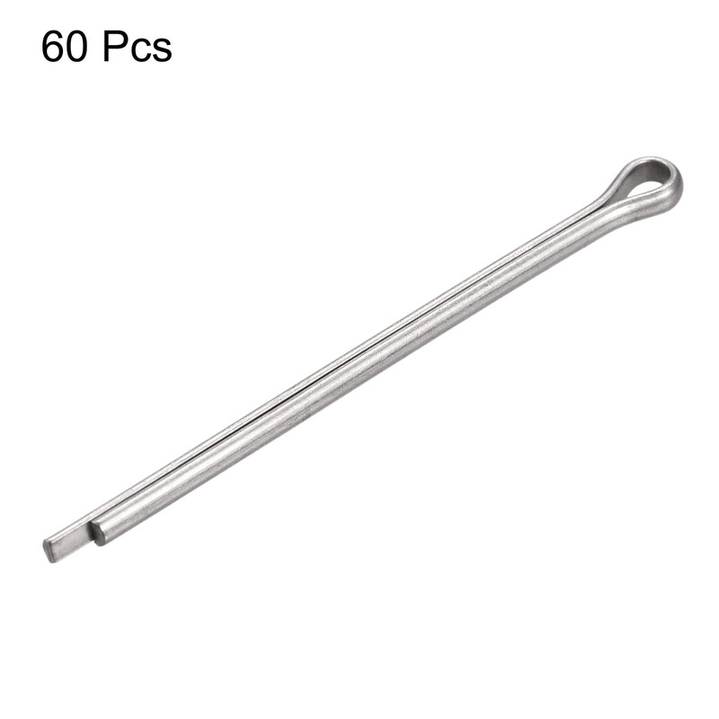 sourcing map 60 Pieces Split Cotter Pin Fixing Stainless Steel