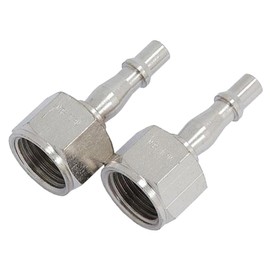 Dapetz ® 2 Pieces of 1/2" BSP Airline Female connectors or air-line Quick Coupler Set, The Euro Airline Hose has Quick Release and Barb Bayonet connectors