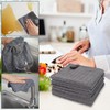 VIVOTE Microfibre Cloths Grey Dish Cloth Kitchen Cloth Super Absorbent