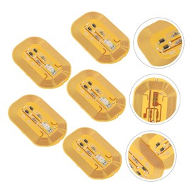 Healeved 5pcs Dark Nail Stickers for Women Unique Sensor Design for Nail Art and Special Occasions Easy to Use and Lightweight