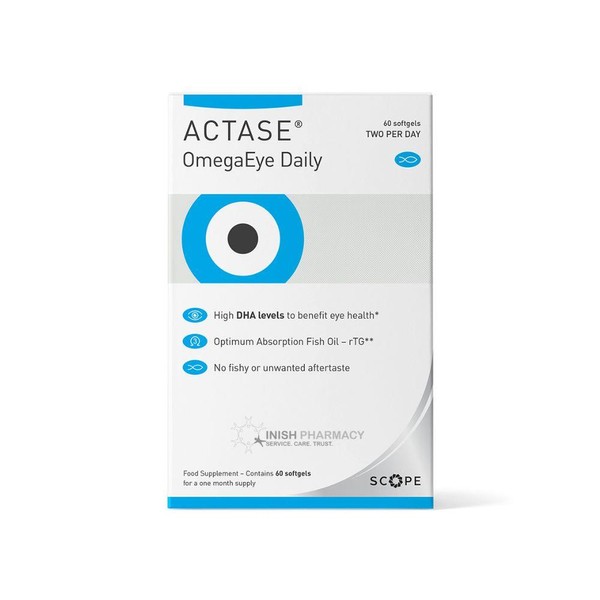 Optase Actase OmegaEye Daily Softgels 60 Pack