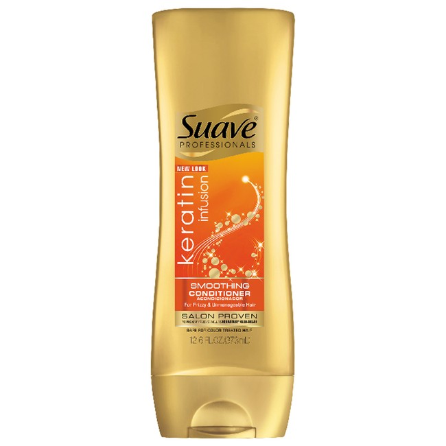 Suave Professionals Smoothing Conditioner, Keratin Infusion, 12.6 oz