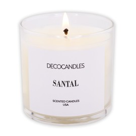 Urban Concepts by DECOCANDLES - Santal - Highly Scented Soy Candle - Long Lasting - Hand Poured in USA (6 Oz.)