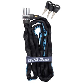 MagicOne U2Q ONE 379 Key Chain Lock, 0.16 x 47.2 inches (4 x 1200 mm), Black U2Q379CHBLK