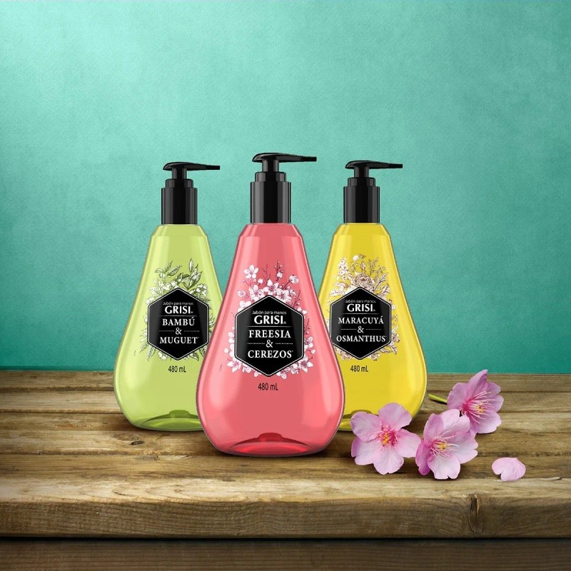 Jabón Líquido para Manos Grisi Maracuyá y Osmanthus 480ml