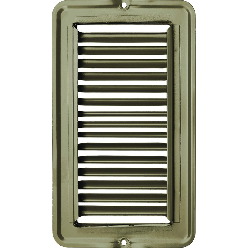 RV Designer H872, Metal Floor Register, Undampered, 7.5 inch x