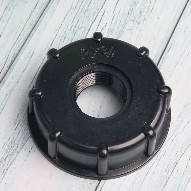 Acxico 2 PC IBC Tank Fittings S60X6 Coarse Threaded Cap