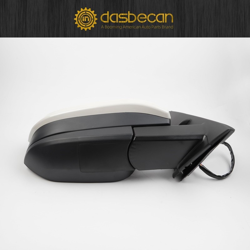 Dasbecan Right Passenger Side Mirror White Compatible with 2014-2022 Toyota