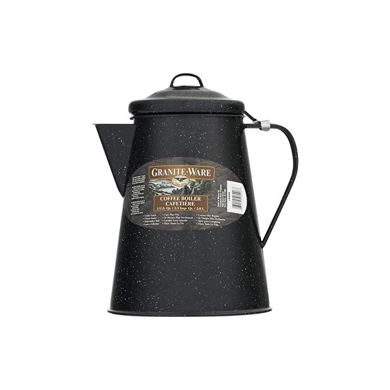 Granite Ware 2.9-qt. Coffee Boiler in Black