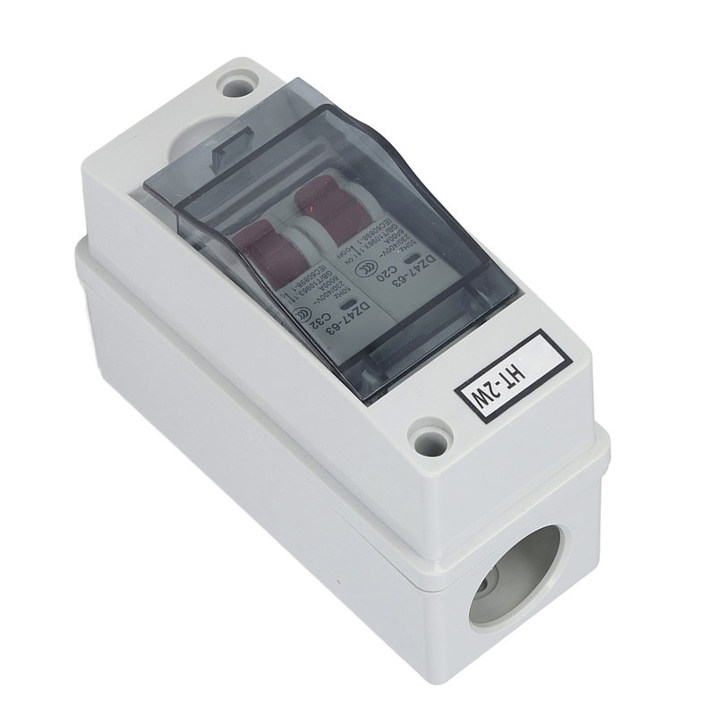 Distribution Box IP65 Waterproof 2 Way Flame Retardant MCB C