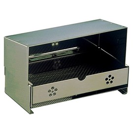 Grave Incense Plate, Drawer Type, Roof/Side Guard Included, High Quality Stainless Steel [Leader Incense Plate, S Type]