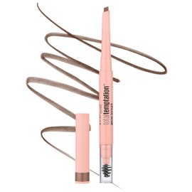 Maybelline New York - Lápiz definidor de cejas Maybelline Total Temptation, marrón suave, 0.005 onzas                                                 