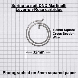 Northern DIY Replacement Springs to Suit DND Martinelli Lever on Rose Door Handles - Pack of 6