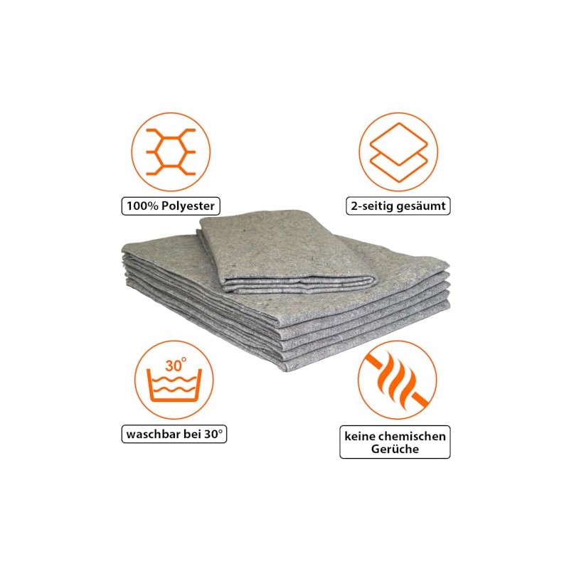 25 Furniture Transport Covers, 150 x 200 cm, Packing Covering