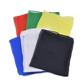 Doowops Magic Magic Silk, For Magician Use, Ultra Thin, Practice Handkerchief, Scarf, Stage Magic Tool (11.8 x 11.8 inches (30 x 30 cm), 5 Pieces of Random Color)