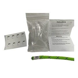 Rock-N-Rescue Professional Rope Identification Kit - Waterproof Labels with Heat Shrink Tubes, 32 Pieces for 7-25mm Climbing Ropes, Durable Safety Equipment for Rope Organization and Management Large