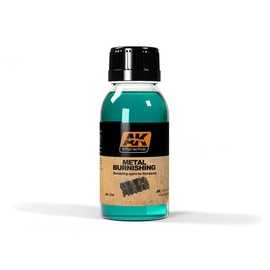 Metal Burnishing Fluid 100ml Bottle AK Interactive