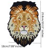 1 pieza bordado de lobo tigre Leolpard koala lobo perro