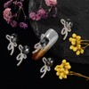 10Pcs Bowknot Shaped Nail Charm 3D Luxury Nail Art Gig