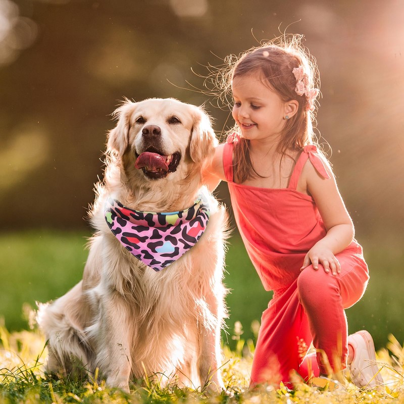 PAWCHIE Dog Bandanas Small Reversible Styles Pet Triangle Scarf Bibs