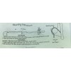 Deep Blue Gaff Mounting Bracket for 3-Inch Gaff,White