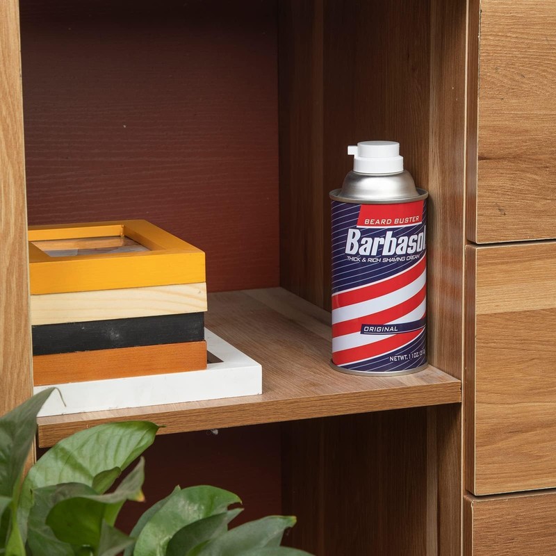 Barbasol Diversion Safe Stash Can with Food Grade Smell Proof