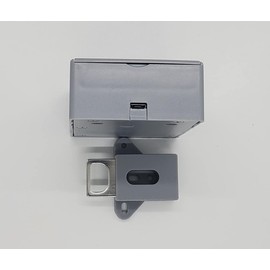 Lock Connection® RFID Electronic Cabinet Lock Hidden DIY for Wooden Cabinet Locker Drawer (Gray), Assembled in The USA.
