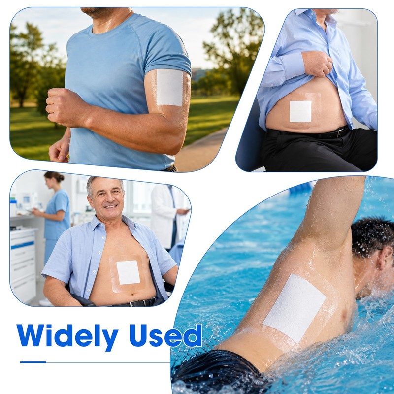 10"x12" Dialysis Catheter Shower Cover, 10 Pcs
