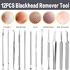 YMCCOOL Blackhead Remover Tool Kit,12Pcs Pimple Popper Comedone Extractor Tool