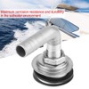 Suuonee Boat Fuel Tank Vent, Universal 5/8" Hose 90 Stainless
