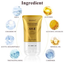 MINGRUO Firming Neck Cream, Straffende Halscreme, Halsstraffungscreme Feuchtigkeitscreme zur Reduzierung, Falten Halsstraffende Roller Creme für Hals Dekollete Doppelkinn