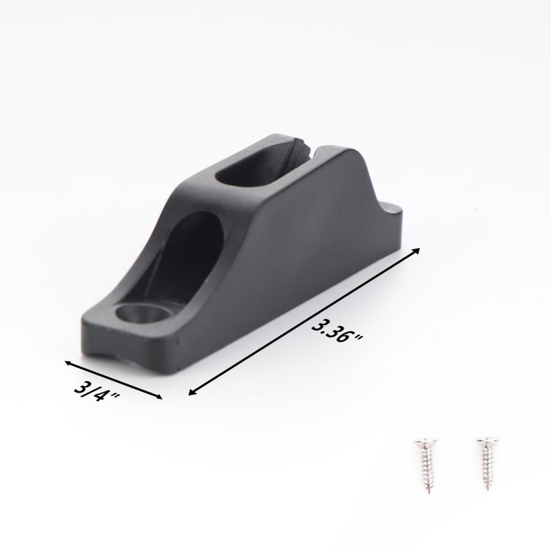 VTurboWay 2 Pcs Nyon Kayak Cord Lock Cleat, Rope Cleat,