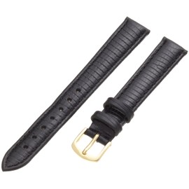 Hadley-Roma Women's 14mm Watch Strap, Color:Black (Model: LSL716LA 140)