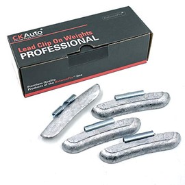 CKAuto 1.75oz, P175 Lead Clip on Wheel Weights, Uncoated, 25Pcs/Box