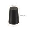 sourcing map Pack of 10 Tapered Rubber Caps 13 mm